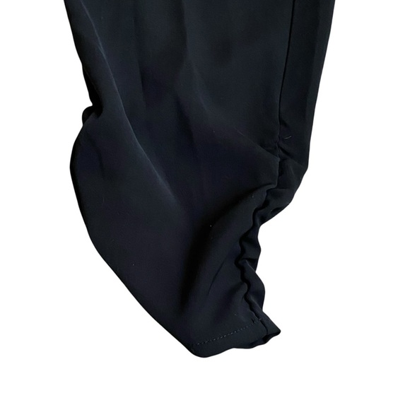 PARKER Addison Black Asymmetrical One-Sleeve Ruffle Jumpsuit Size 2 - Picture 6 of 15